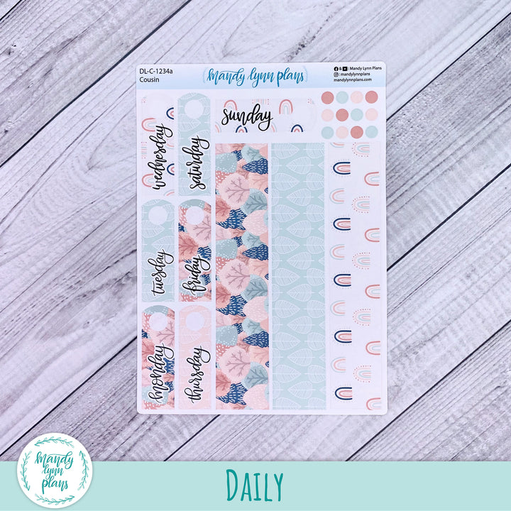 Hobonichi Cousin Daily Kit || Colorful Forest || DL-C-1234