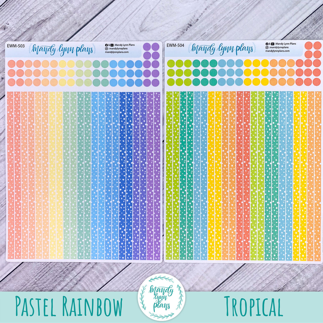 A5 Skinny Polka Dot Washi Strips and Planner Dots