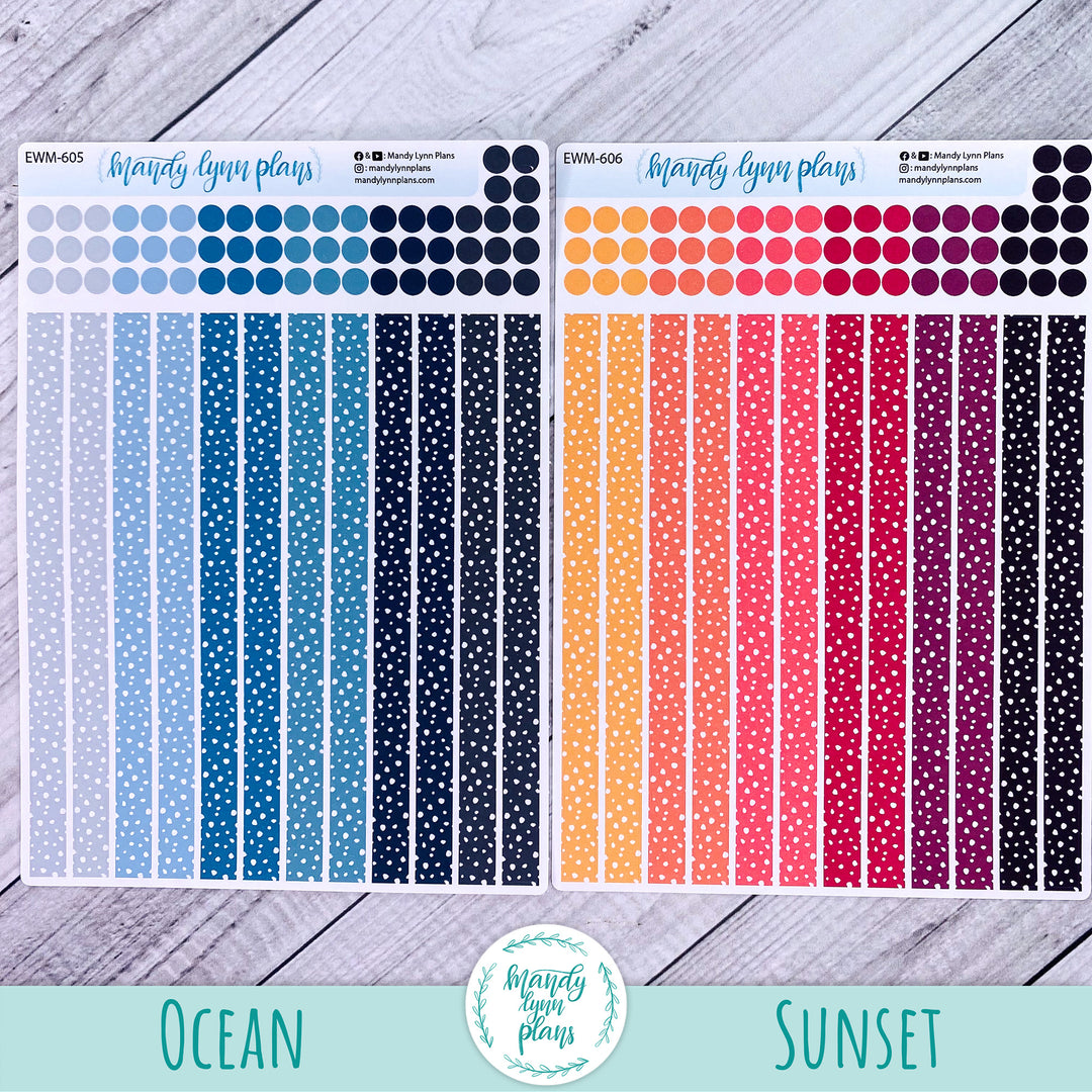 A5 Polka Dot Washi Strips and Planner Dots