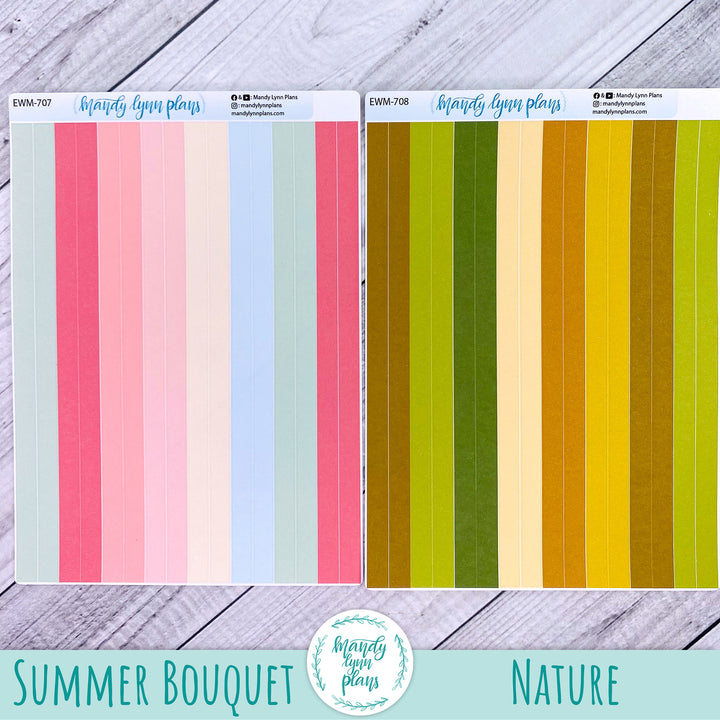 7x9 Skinny Solid Washi Strips