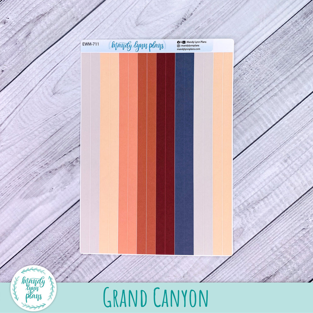 7x9 Skinny Solid Washi Strips