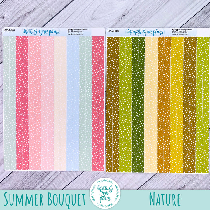 7x9 Skinny Polka Dot Washi Strips