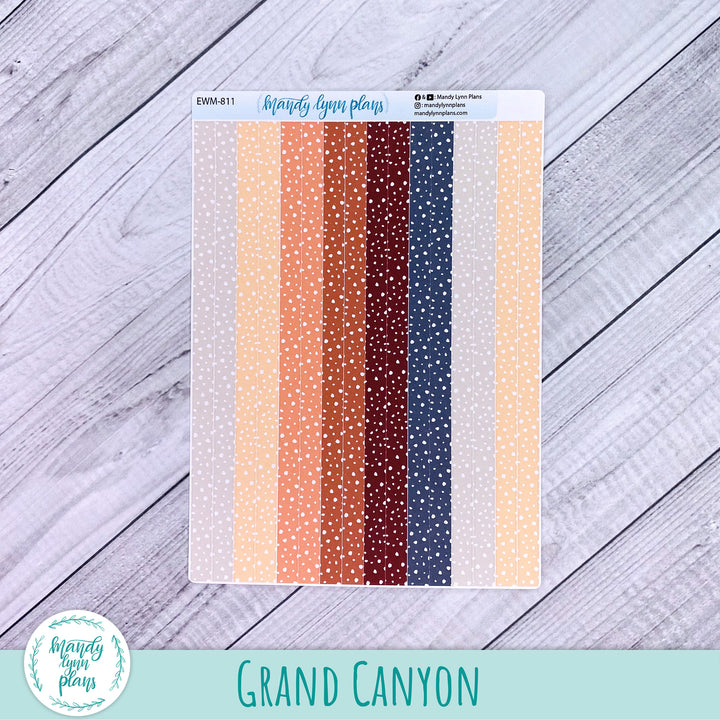 7x9 Skinny Polka Dot Washi Strips