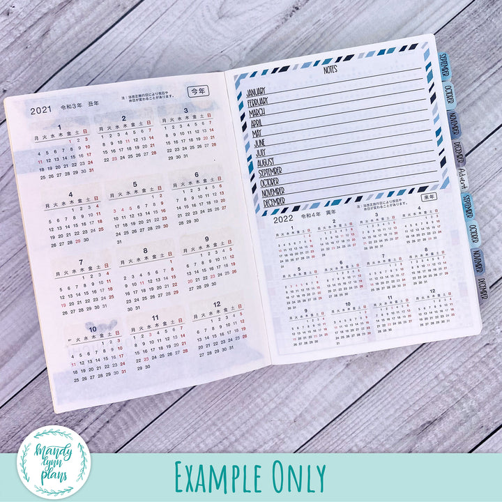 A6 Lined Notes Sticker