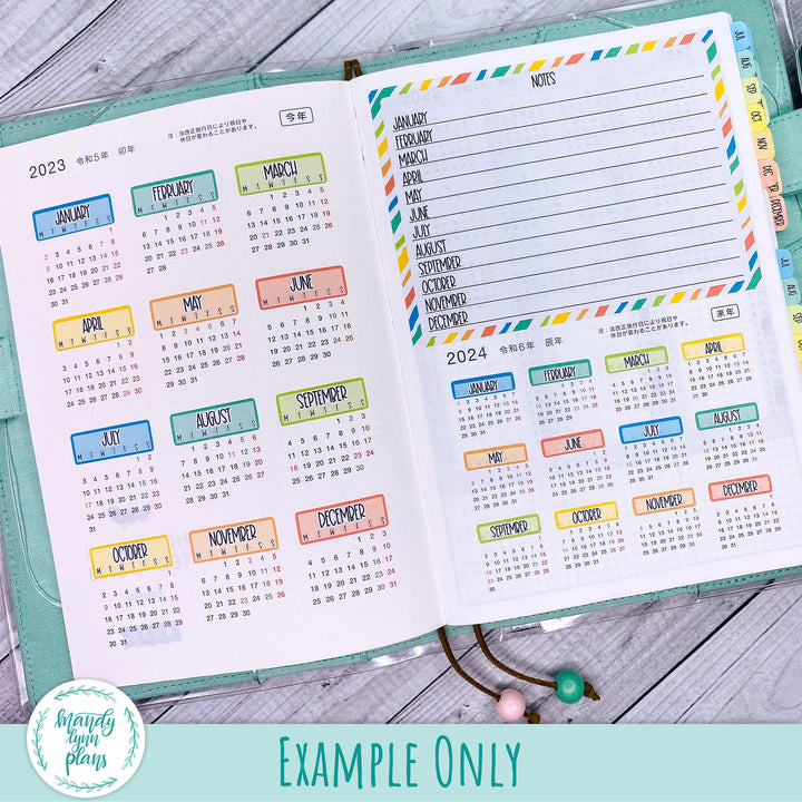 A5 Lined Notes Sticker