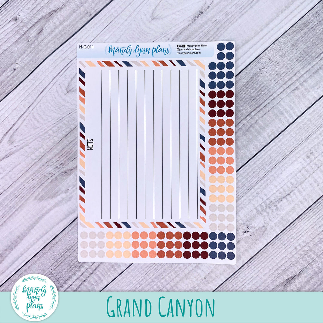 A5 Lined Notes Sticker