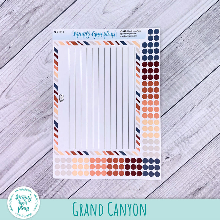 A5 Lined Notes Sticker