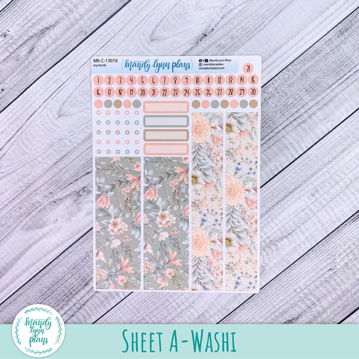 Any Month Hobonichi Cousin Monthly Kit || Garden Symphony || MK-C-1307