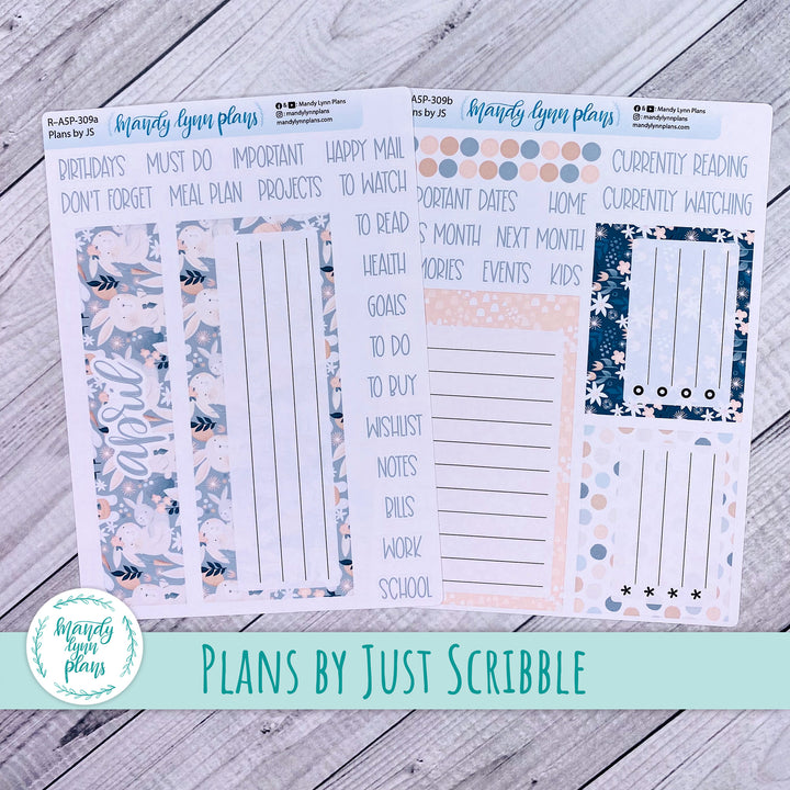 April Plans by Just Scribble Dashboard || Bunny Bliss || R-A5P-309