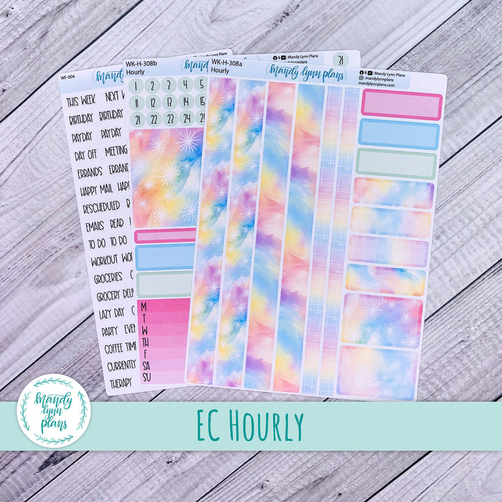 EC Hourly Weekly Kit || Watercolor Wonder || WK-H-308