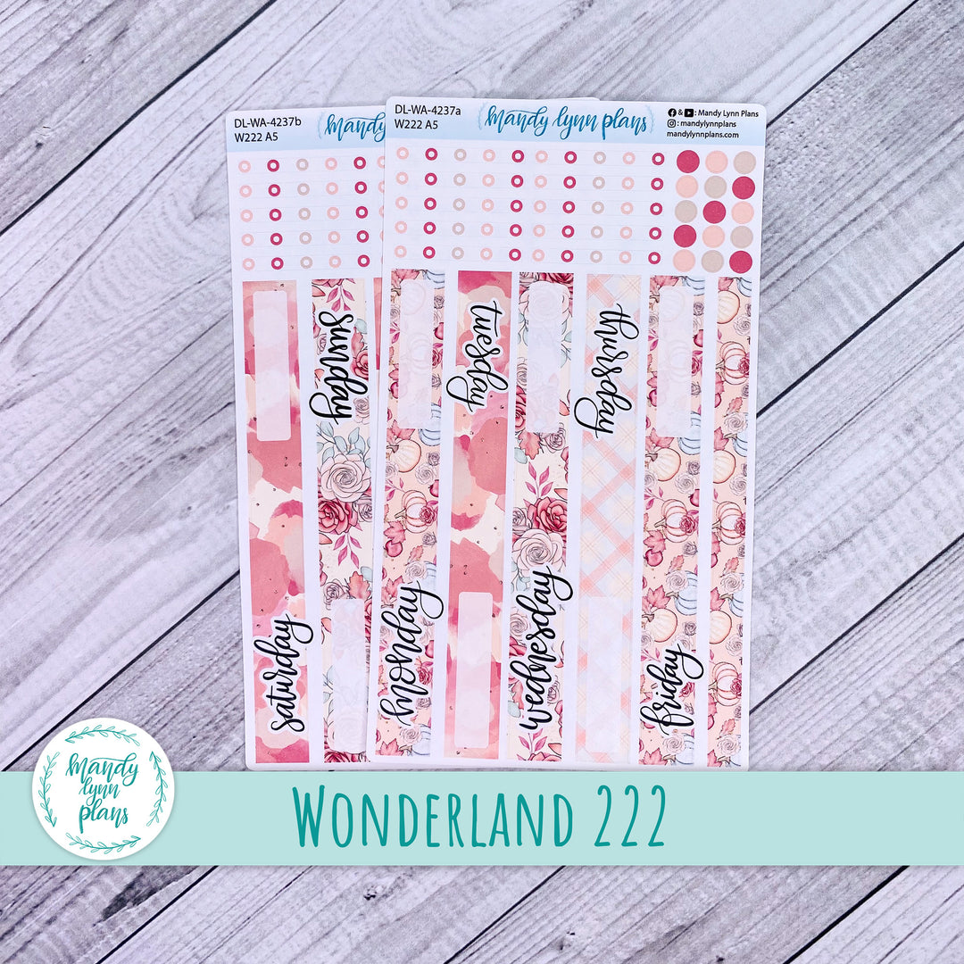 Wonderland 222 Daily Kit || Fall Blush || 237
