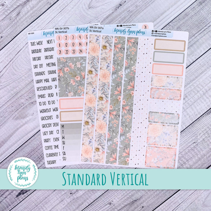 Standard Vertical Weekly Kit || Garden Symphony || WK-SV-307