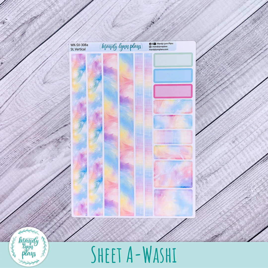 Standard Vertical Weekly Kit || Watercolor Wonder || WK-SV-308