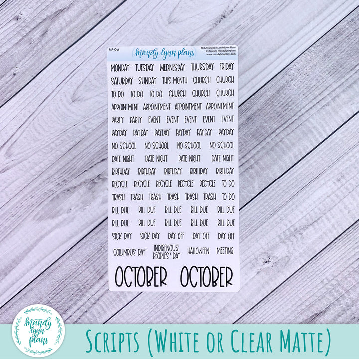 Hobonichi Cousin October 2023 Monthly || Harvest Hues || MK-C-1235