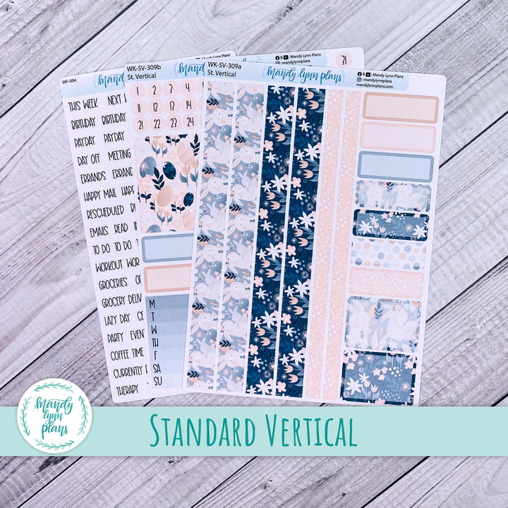 Standard Vertical Weekly Kit || Bunny Bliss || WK-SV-309