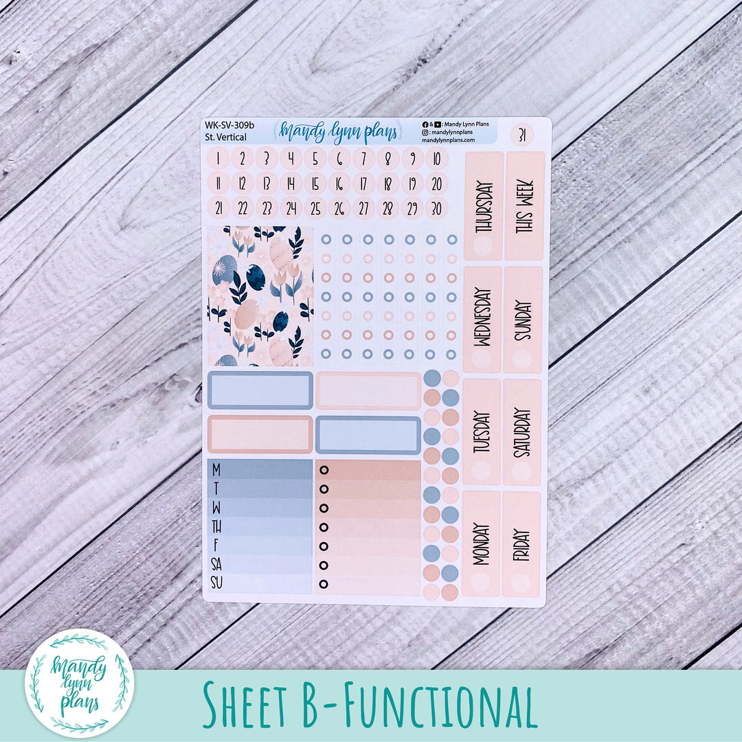 Standard Vertical Weekly Kit || Bunny Bliss || WK-SV-309