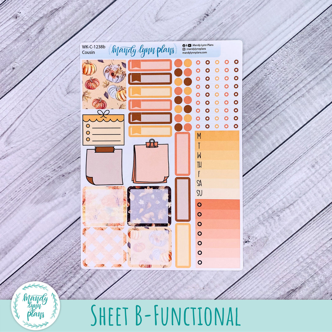 Hobonichi Cousin Weekly Kit || Autumn Delight || WK-C-1238