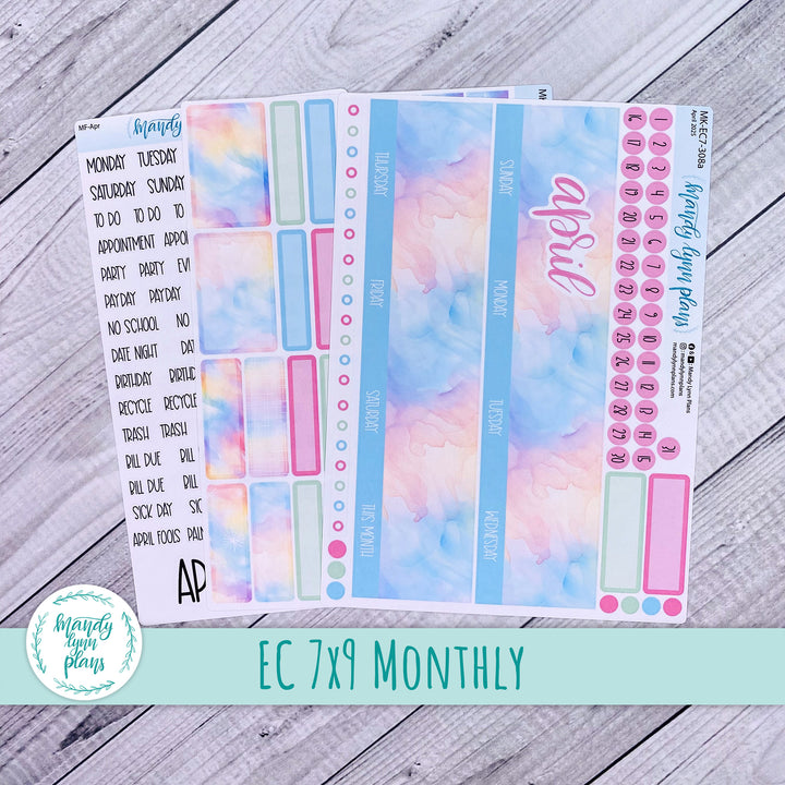 EC 7x9 April Monthly Kit || Watercolor Wonder || MK-EC7-308