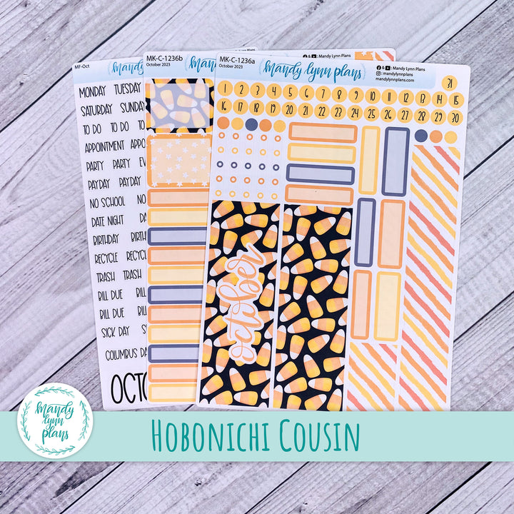 Hobonichi Cousin October 2023 Monthly || Candy Corn || MK-C-1236
