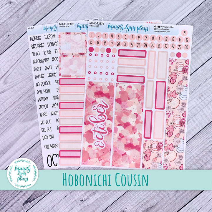 Hobonichi Cousin October 2023 Monthly || Fall Blush || MK-C-1237