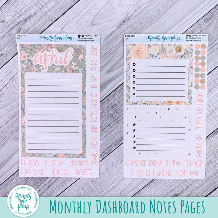 April EC 7x9 Dashboard Kit || Garden Symphony || R-EC7-307