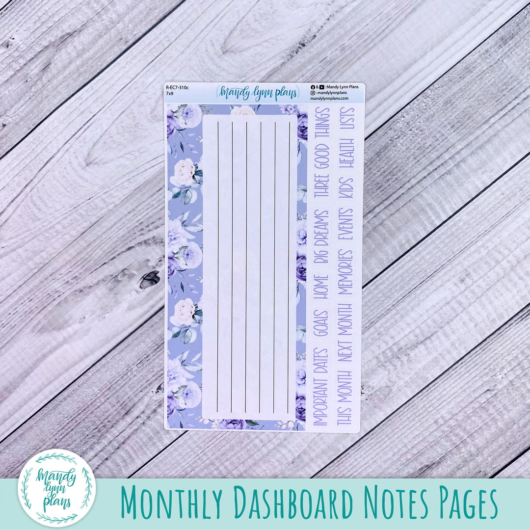 April EC 7x9 Dashboard Kit || Elegant Botanicals || R-EC7-310