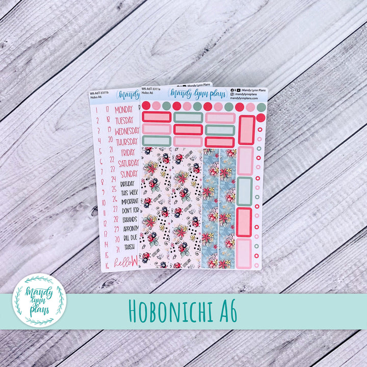 Hobonichi A6 Weekly Kit || Ladybugs || WK-A6T-3311