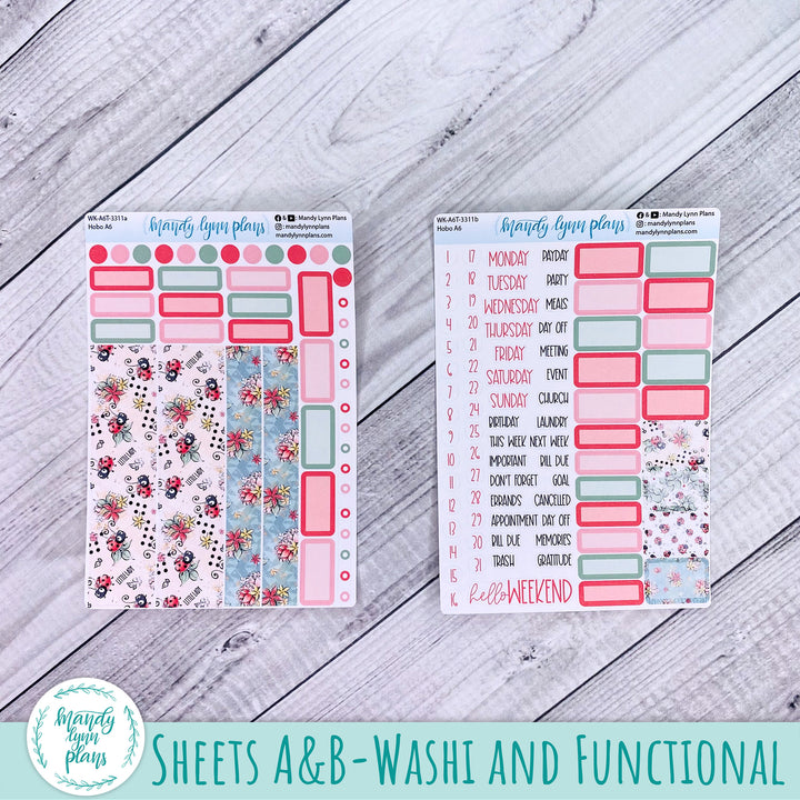 Hobonichi A6 Weekly Kit || Ladybugs || WK-A6T-3311