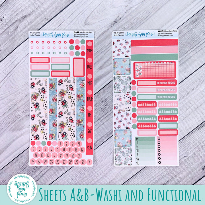 Hobonichi Weeks Weekly Kit || Ladybugs || WK-W-2311