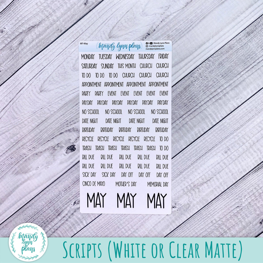 May 2025 Plans by Just Scribble Monthly || Colors of Spring || MK-A5P-312