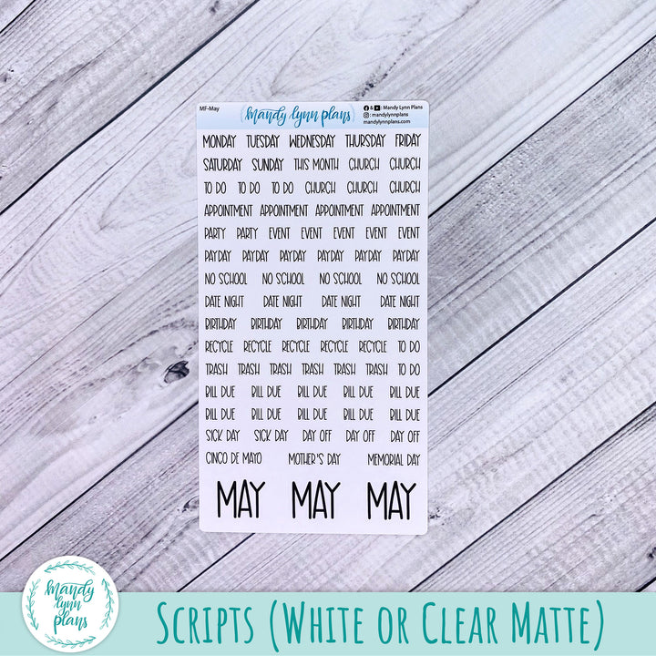 May 2025 Plans by Just Scribble Monthly || Colors of Spring || MK-A5P-312