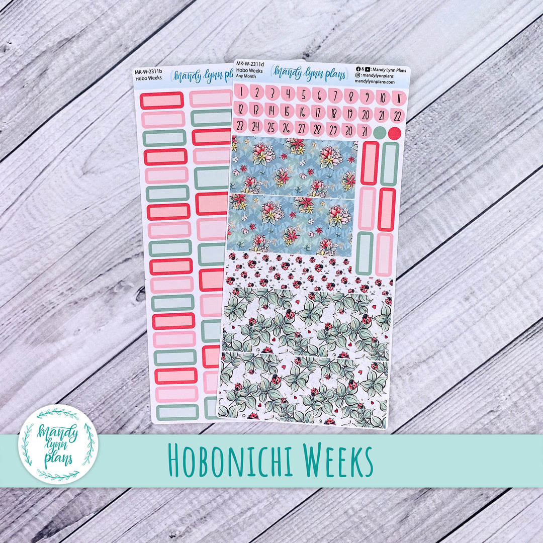 Any Month Hobonichi Weeks Monthly Kit || Ladybugs || MK-W-2311