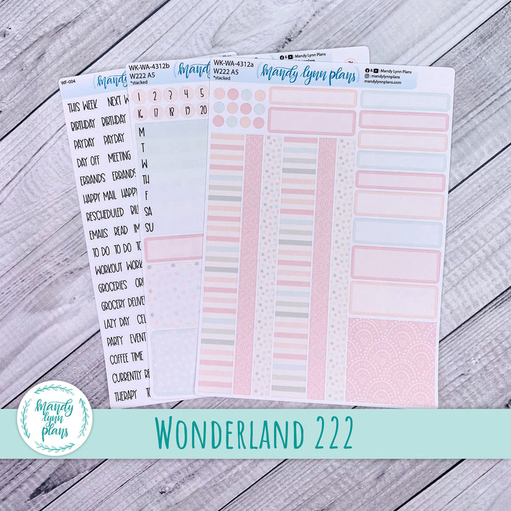 Wonderland 222 Weekly Kit || Colors of Spring || 312