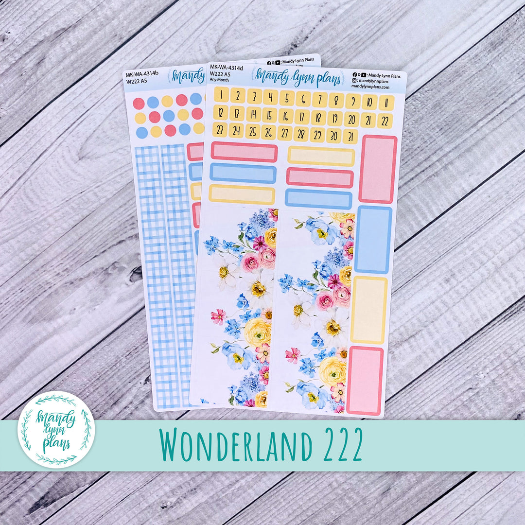 2025 Any Month Wonderland 222 Monthly Kit || Picnic Bouquet || 314