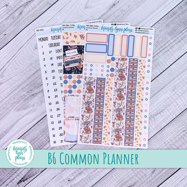 B6 Common Planner Weekly Kit || Book-a-holic || WK-SB6-7239