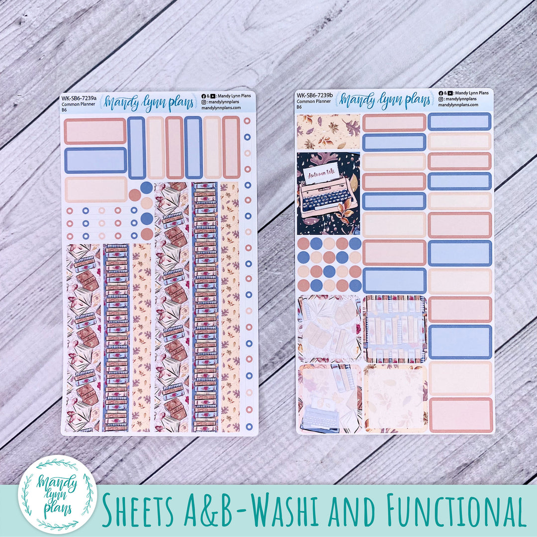 B6 Common Planner Weekly Kit || Book-a-holic || WK-SB6-7239