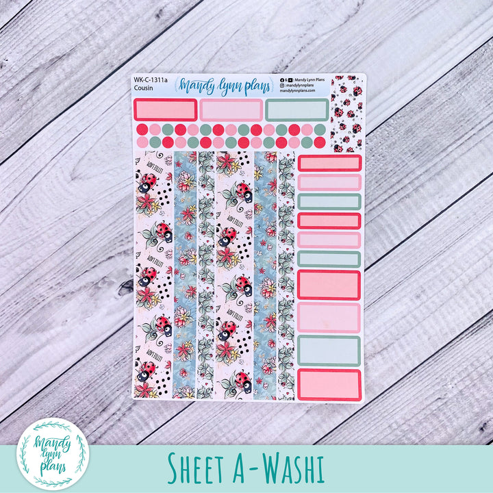 Hobonichi Cousin Weekly Kit || Ladybugs || WK-C-1311