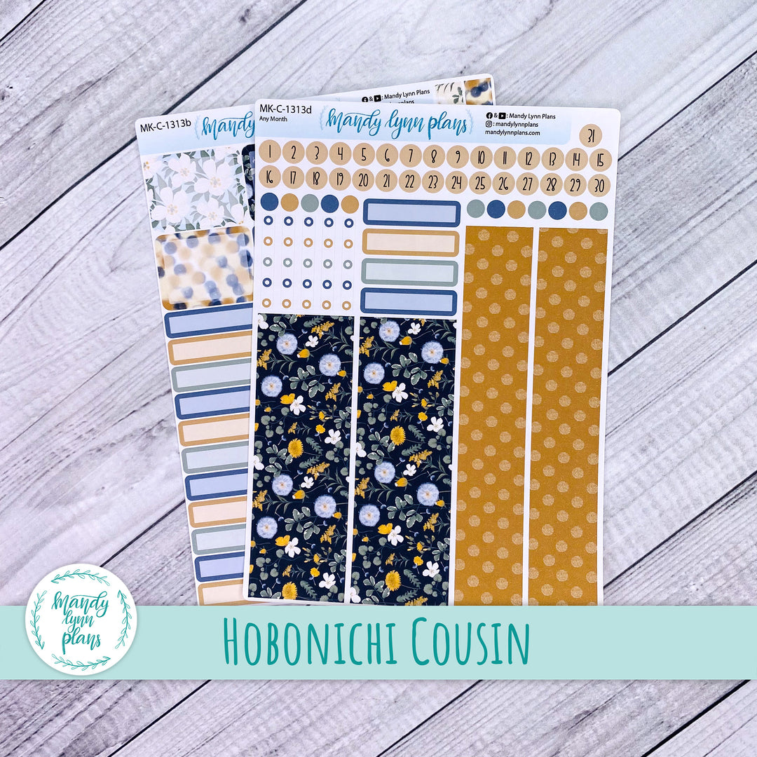 Any Month Hobonichi Cousin Monthly Kit || Wildflower Darling || MK-C-1313
