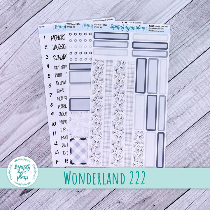 Wonderland 222 Weekly Kit || Simplicity in Bloom || 242