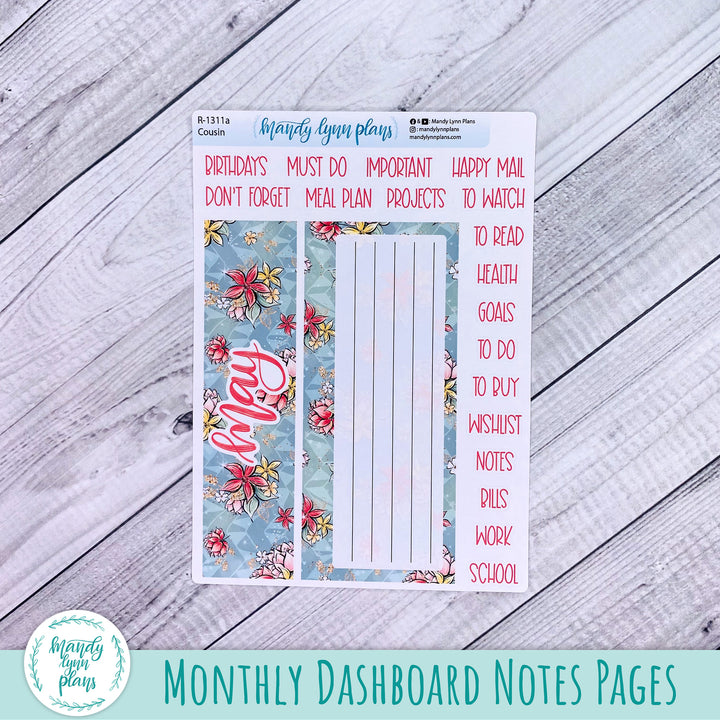 May Hobonichi Cousin Dashboard || Ladybugs || R-1311