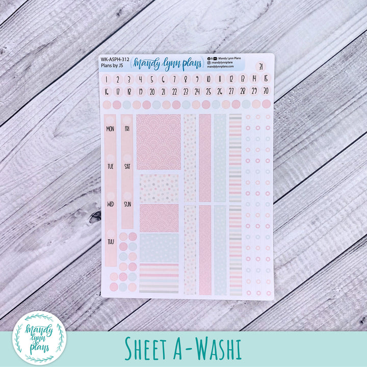 A5 Plans by Just Scribble Weekly Kit || Colors of Spring || 312