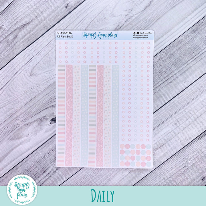 A5 Plans by Just Scribble Daily Kit || Colors of Spring || DL-A5P-312