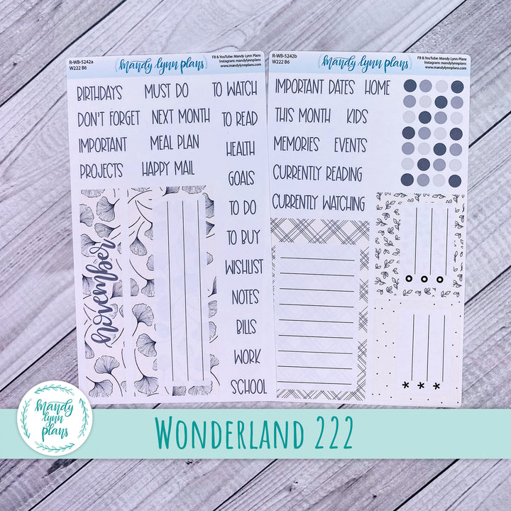 November Wonderland 222 Dashboard || Simplicity in Bloom || 242