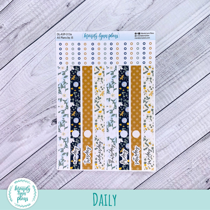 A5 Plans by Just Scribble Daily Kit || Wildflower Darling || DL-A5P-313