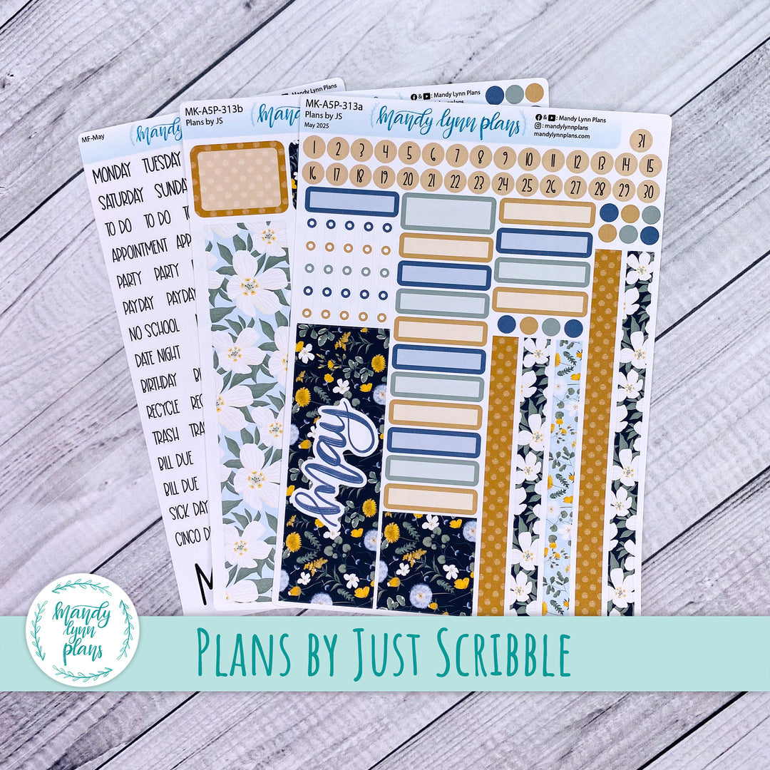 May 2025 Plans by Just Scribble Monthly || Wildflower Darling || MK-A5P-313