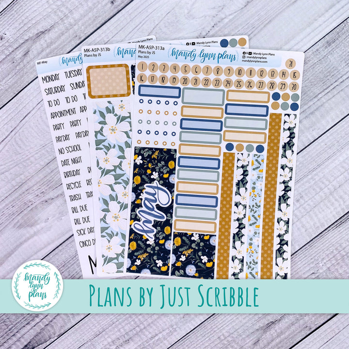 May 2025 Plans by Just Scribble Monthly || Wildflower Darling || MK-A5P-313
