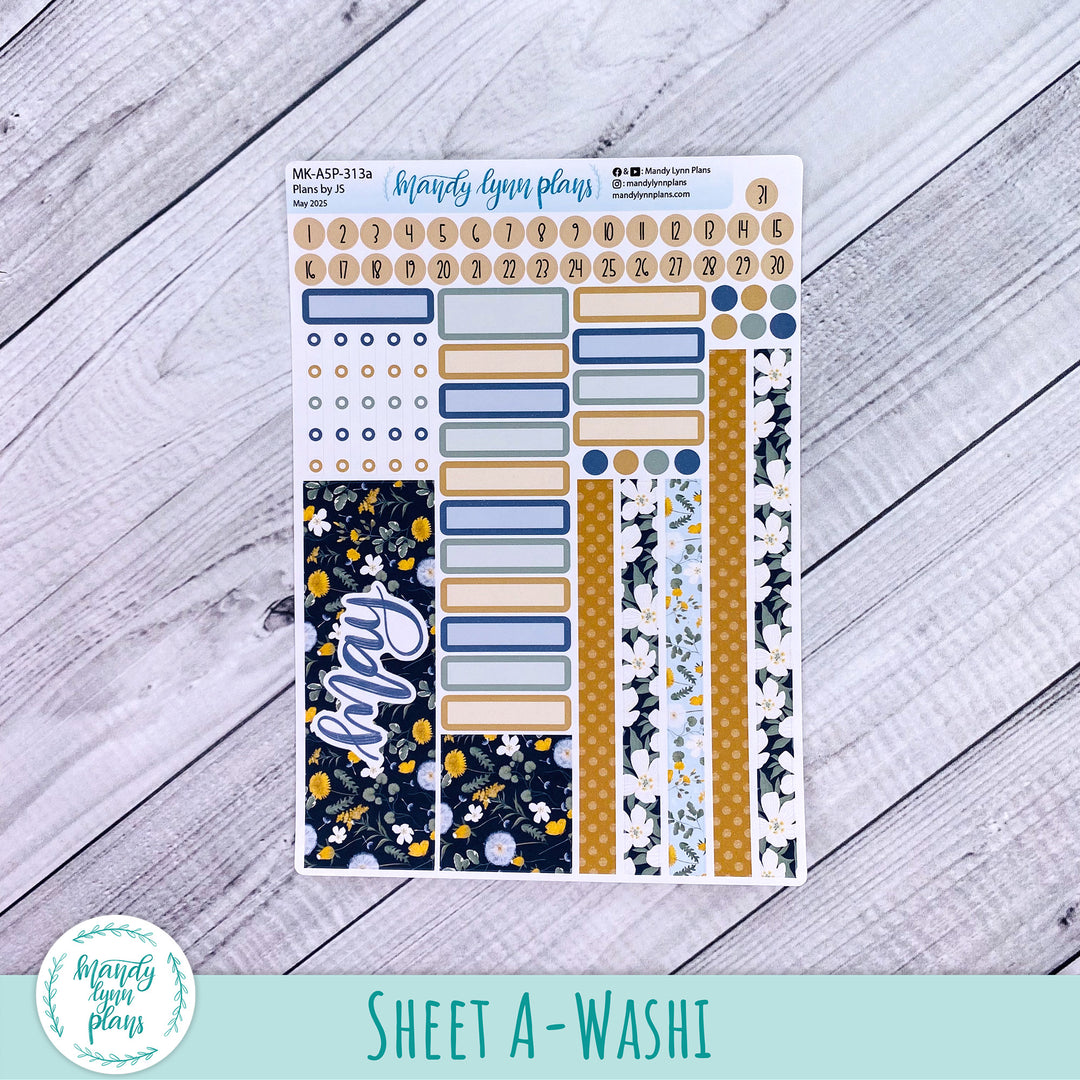 May 2025 Plans by Just Scribble Monthly || Wildflower Darling || MK-A5P-313