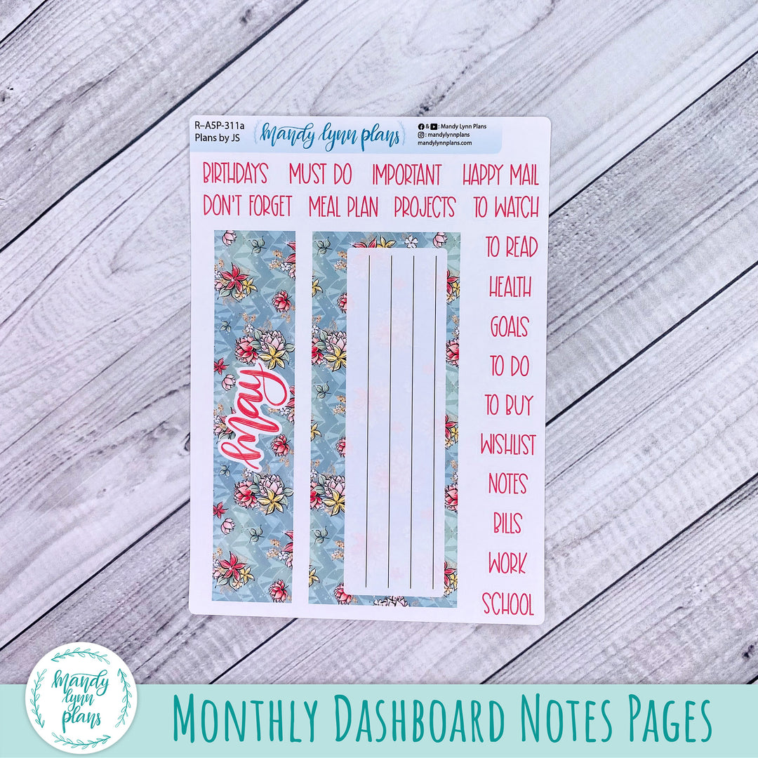 May Plans by Just Scribble Dashboard || Ladybugs || R-A5P-311