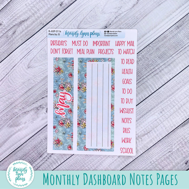 May Plans by Just Scribble Dashboard || Ladybugs || R-A5P-311
