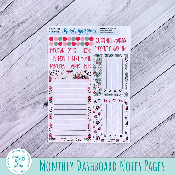 May Plans by Just Scribble Dashboard || Ladybugs || R-A5P-311